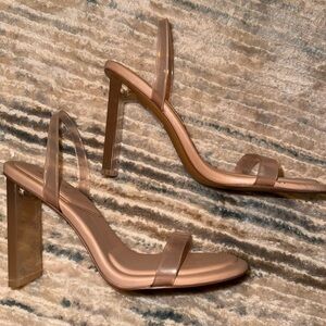 Aldo Clear Block Heels